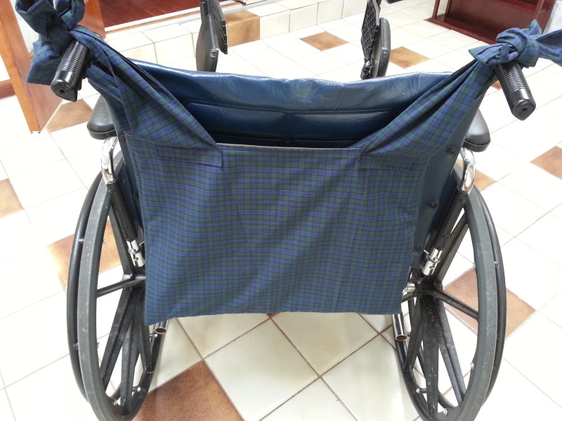 Buddee Bag for a wheelchair